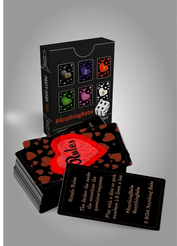 Image of Ask Me Anything Babe Adult Card Game: How To Play