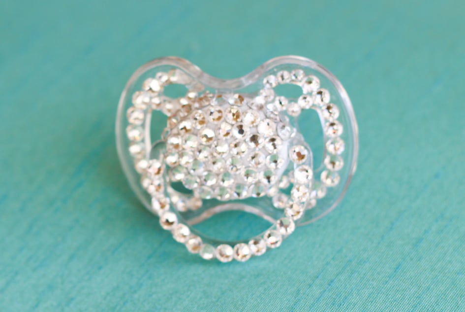rhinestone pacifier