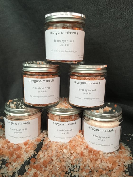 Image of Himalayan salt cooking - 120g - glass storage container