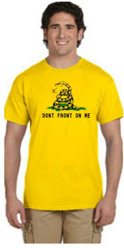 Image of "DONT FRONT ON ME" tee 