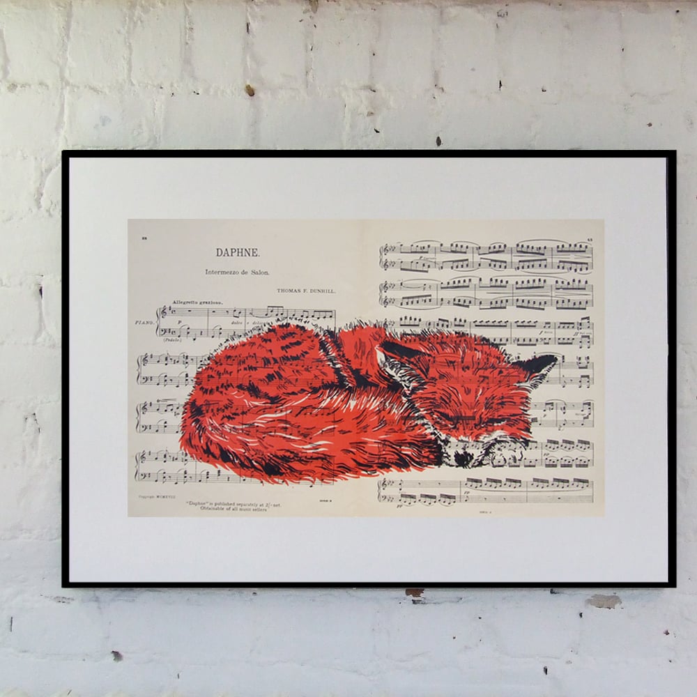 Image of SLEEPING FOX, SHEET MUSIC.