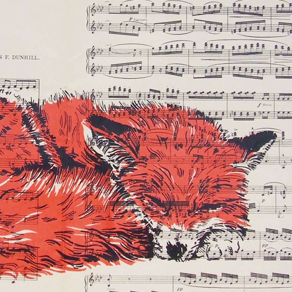 Image of SLEEPING FOX, SHEET MUSIC.