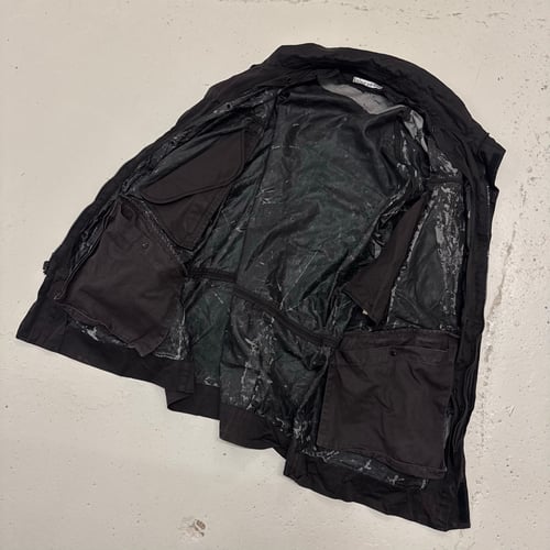 Image of AW 1999 Stone Island Raso Gommato Reversible Jacket, Size XL