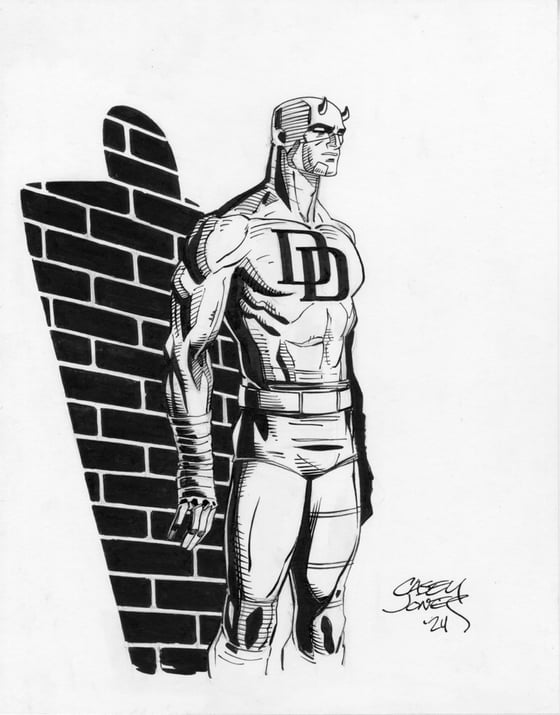 Image of Daredevil Pen & Ink