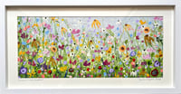 Image 1 of Summer’s Wild Meadow. Framed Original Painting 