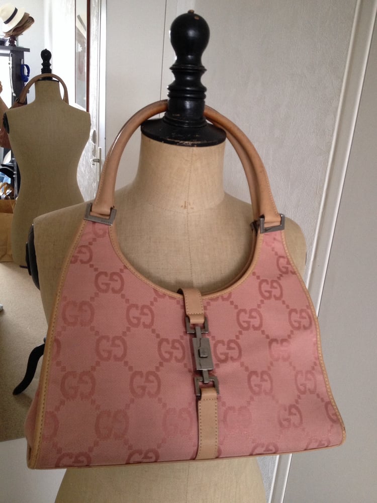 Image of Sac GUCCI toile et cuir