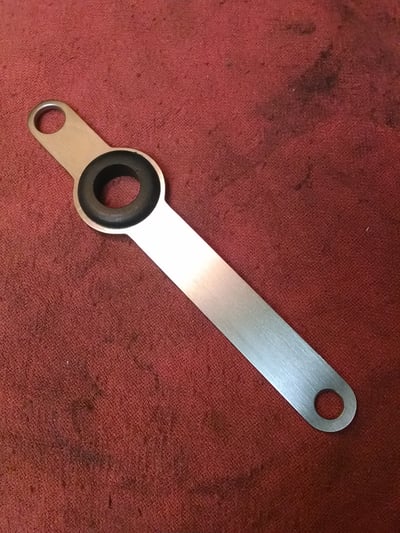 Image of stainless steel carb support bracket