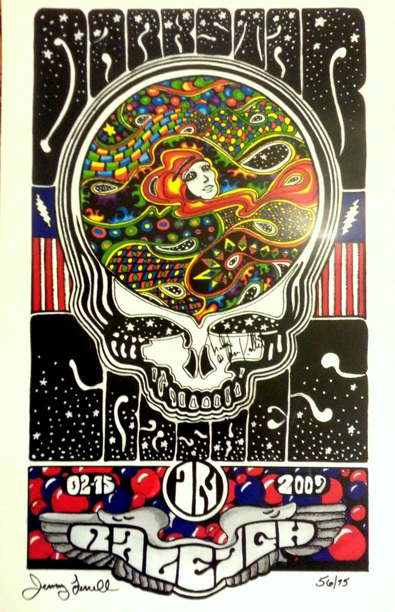 Image of DSO show print, Raleigh NC 2009