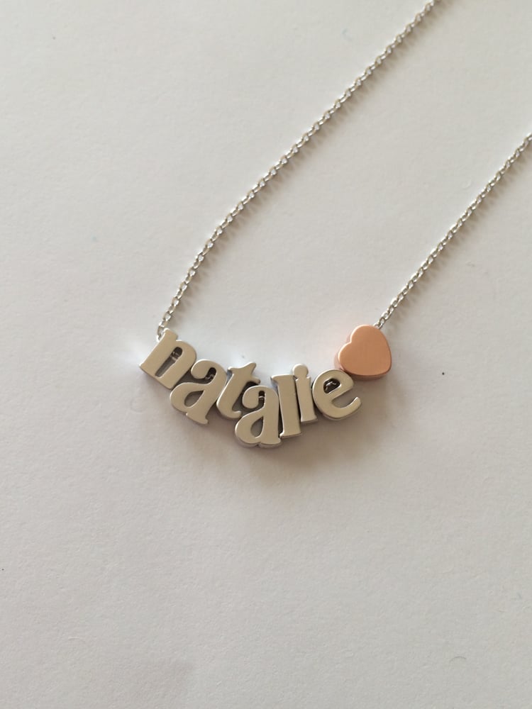 Image of Lower Case Create your own necklace