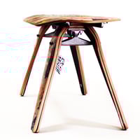 Image 3 of 60" Three Seater - Recycled Skateboard Bench