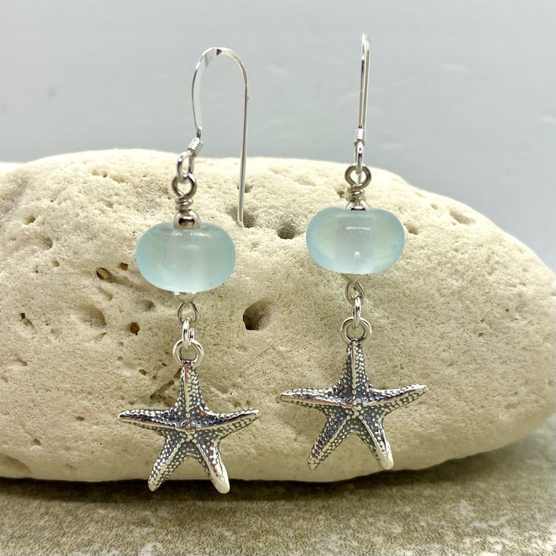 Image of Seaglass Dangle Earrings