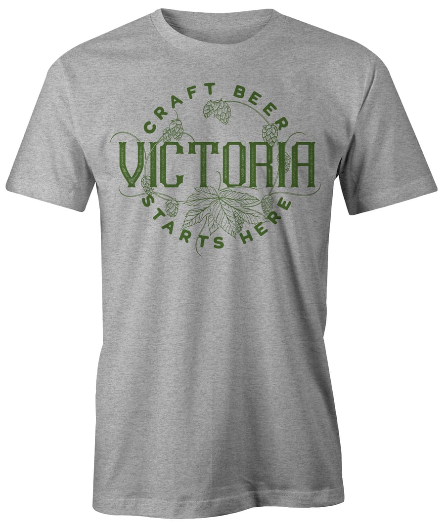 Image of Victoria - Craft Beer Starts Here t-shirt