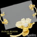 Image of Bloom Glass Vanity Tray Gold