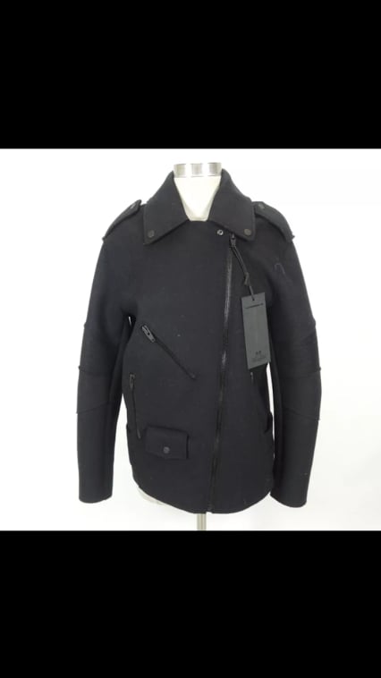 Image of Kendall Jenner Alexander Wang for H&M Wool Zip Up Coat SIZE 4 NWT