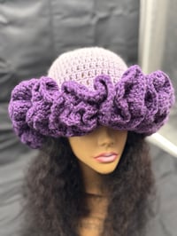 Image 5 of Amethyst Ruffle Hat 
