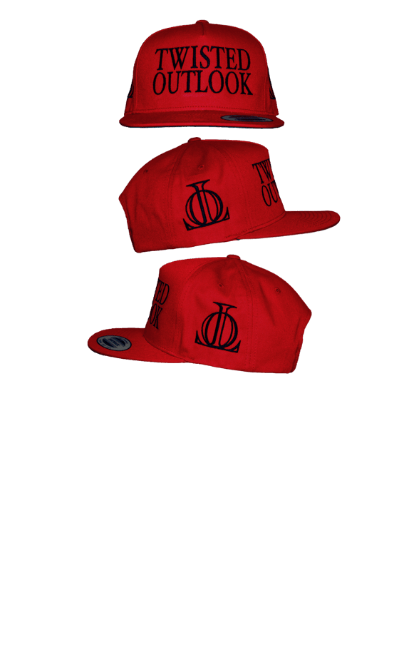 Image of TWISTED OUTLOOK RED SNAP BACK