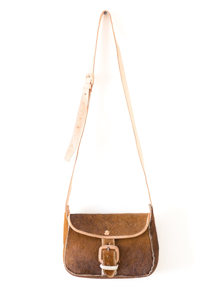 Image of Cowhide Bag Tan