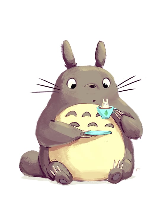Image of Totoro Print