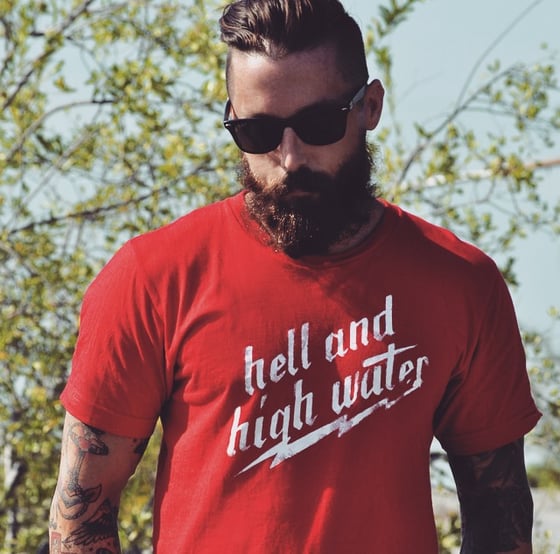 Image of Men's Hell and High Water Logo Tee