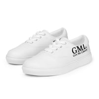 Image 8 of Men’s lace-up canvas shoes