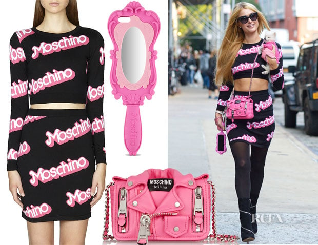 moschino two piece outfit