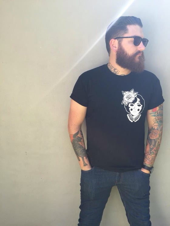Image of Men's Black 'Scorned' Tee