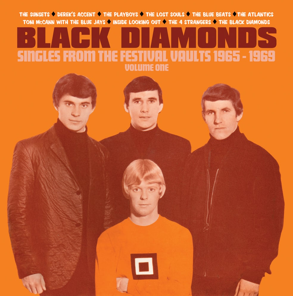 Image of Black Diamonds : Singles From The Festival Vault 1965 - 1969 Volume One (10 x 45 BOX SET)