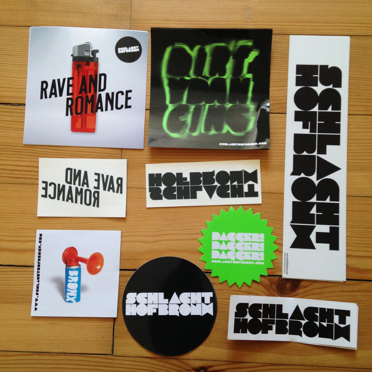 Image of Schlachthofbronx Sticker & Tattoo Set