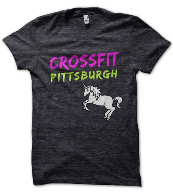 Image of Crossfit Pittsburgh Unicorn Tee