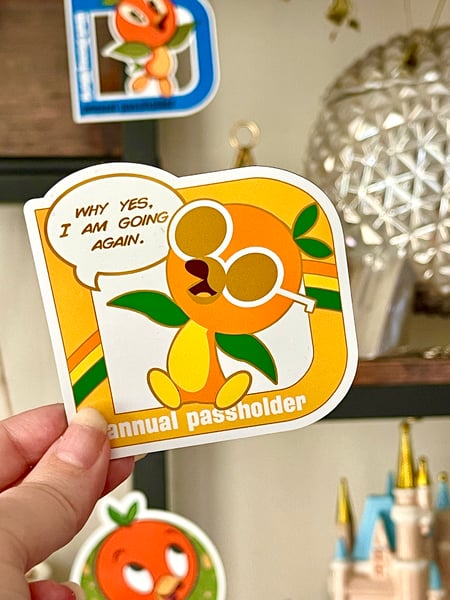 Image of Orange sunnies - Magnet