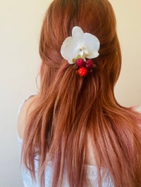 Image 3 of 🍰🍓Rasperries&Cream🍓🍰  Hairclip 