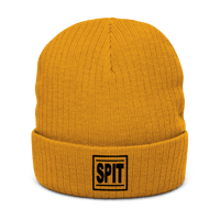 Image 3 of Spit Logo Recycled cuffed beanie
