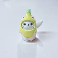 Image 1 of Banana Cat Ceramic Figurine 2 