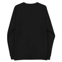 Image 2 of Birdflip® black organic raglan sweatshirt