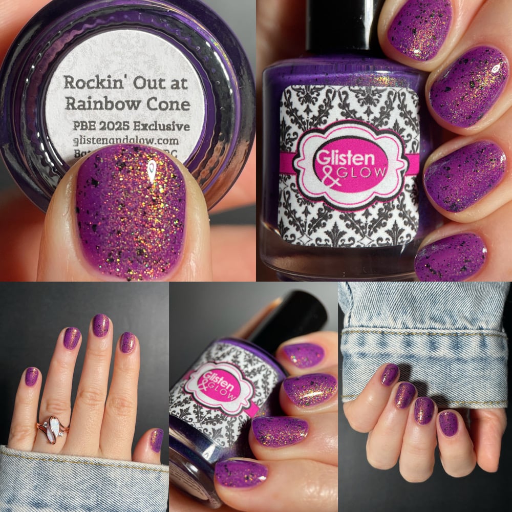 Image of Glisten & Glow  Rockin’ Out at Rainbow Cone