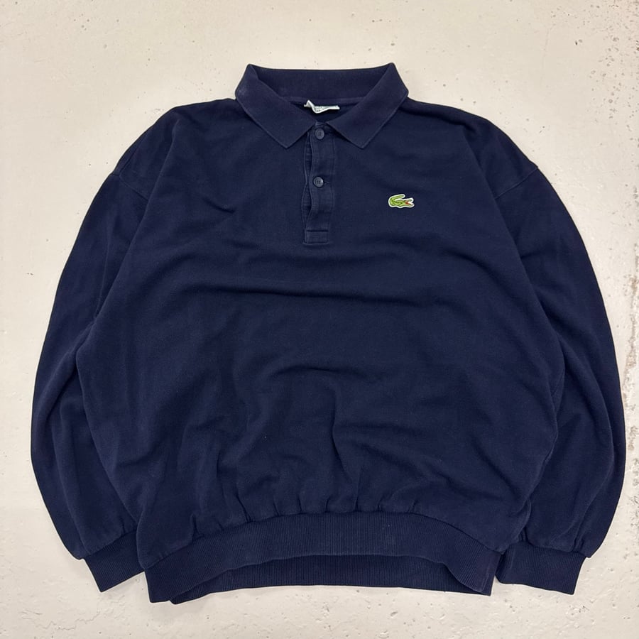 Image of 1980s Chemise Lacoste Heavyweight Polo Shirt, Size Large