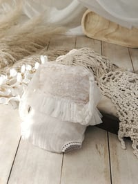 Image 1 of Sitter girls bodysuit - Lara | white | 9-12 months | cake smash