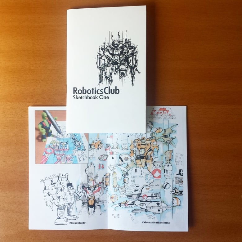 Image of 2019 Issue 3: RoboticsClub Sketchbook One (24 pg.)