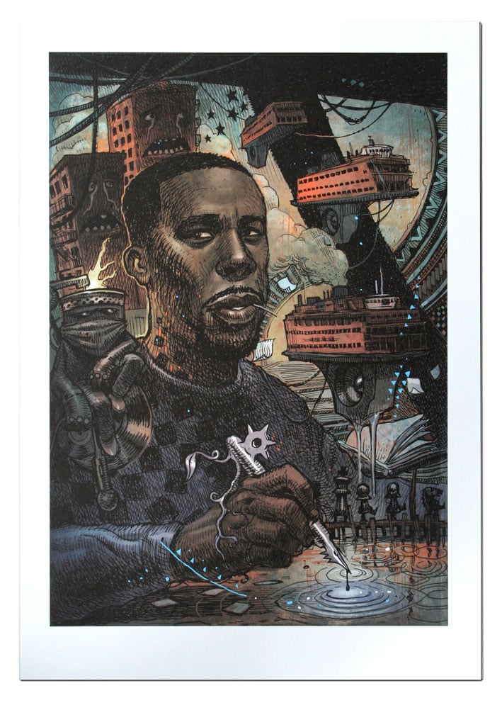 Image of GZA - Lithograph Print