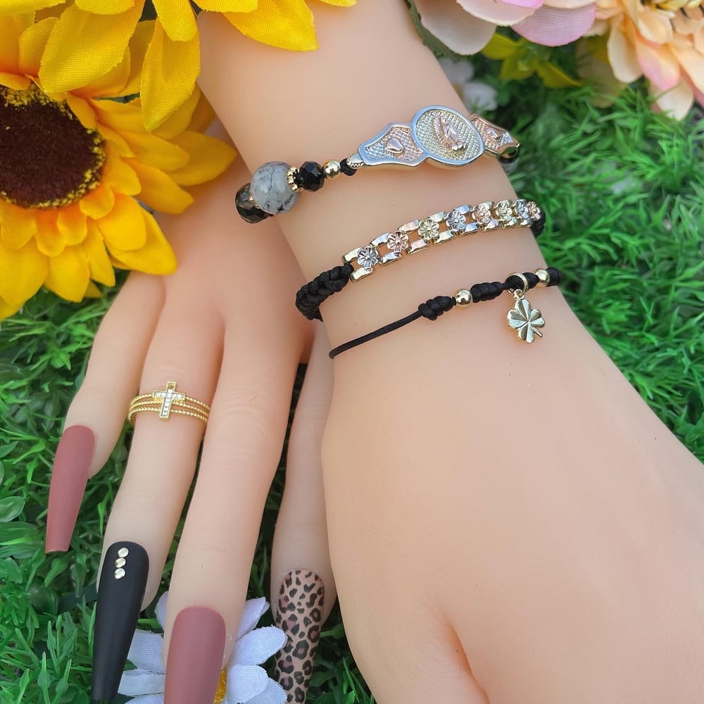 Virgin Mary Bracelet Set