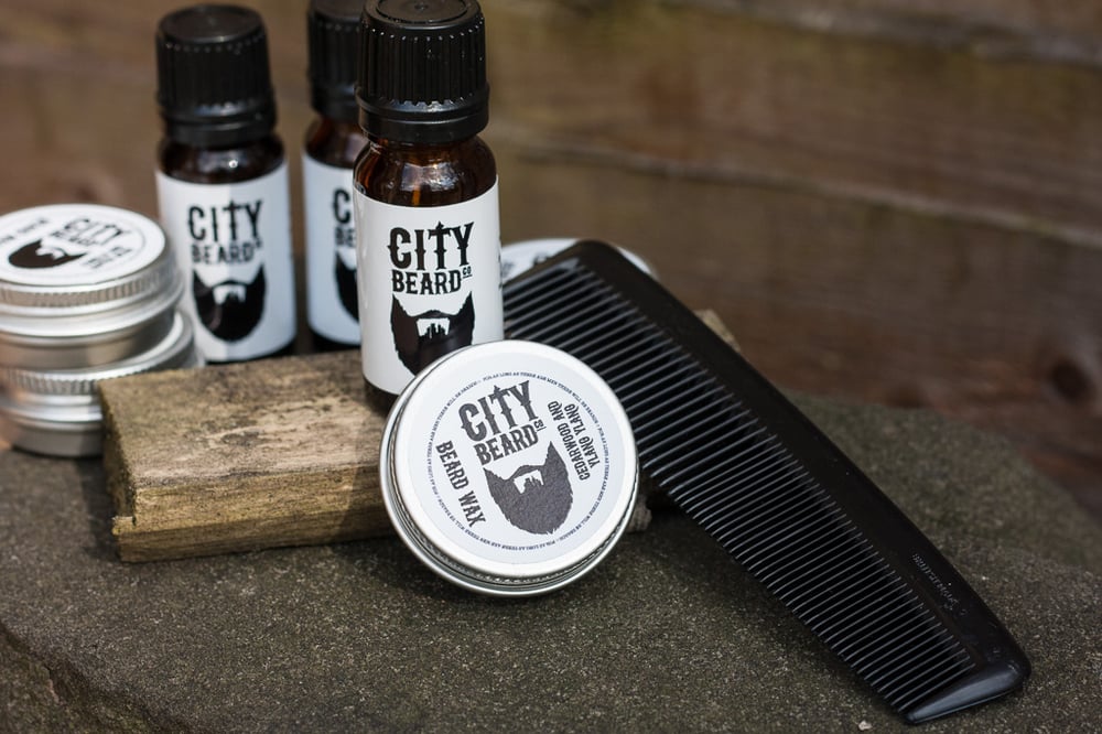 Image of Beard Wax and Beard Oil Set Cedarwood & Ylang Ylang