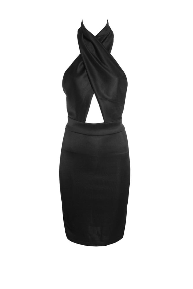 Image of BACK SEXY BACKLESS CULTIVATE ONE'S MORALITY DRESS