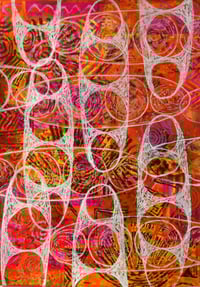 Image 1 of Rainforest totem - Black Bean Seedpod PINK or GREEN