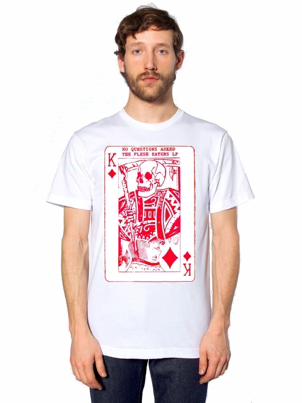 Image of FLESH EATERS "NO QUESTIONS ASKED" T-SHIRT