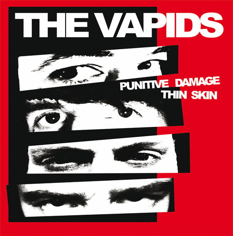Image of THE VAPIDS "Punitive Damage / Thin Skin" 7" - OUT NOW!