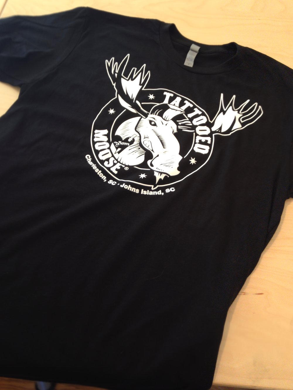 Image of Tattooed Moose Black Staff Issue T-Shirt