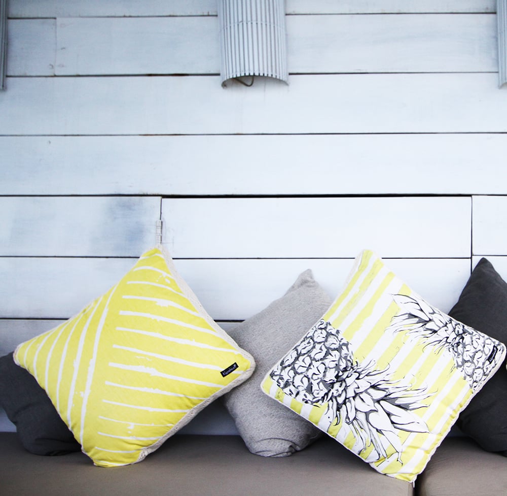 Image of SUNSHINE & PINEAPPLES CUSHION