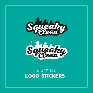 Image of Squeakyclean Logo Sticker