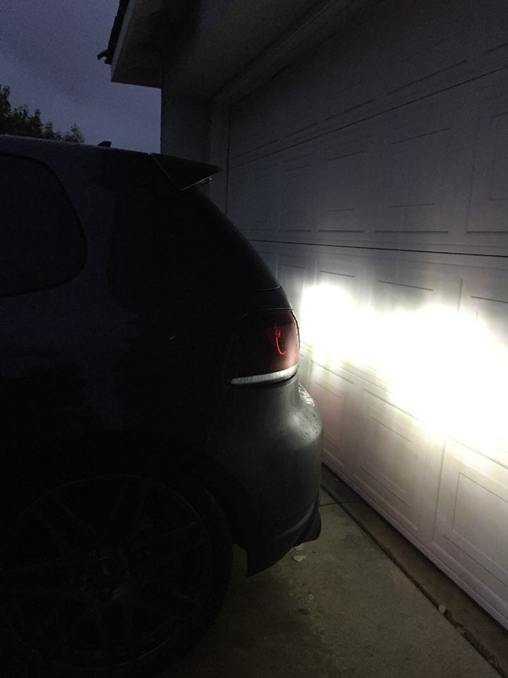 Image of Euro Taillights Reverse CREE LED Kit - Error Free and Bright fits: MK6 GTI Golf 