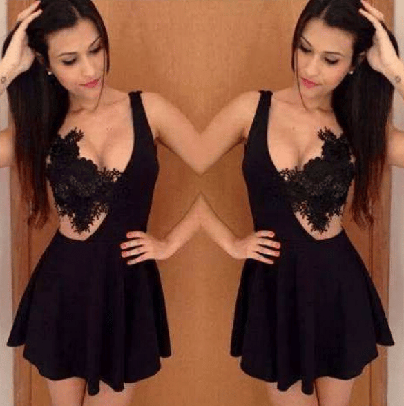 Image of SHOW BODY LACE DRESS